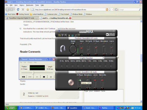 download soundmax for windows 7
